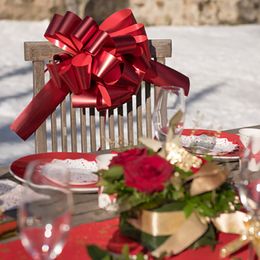 Lysbildefremvisning - Dekorationsroset Stor Rød