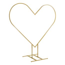 Dekorationsställning Hjärta Guld