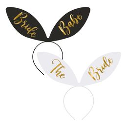 Diadem Kit Bride & Bride Squad Svart/Vit