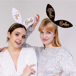 Bildspel - Diadem Kit Bride & Bride Squad Svart/Vit