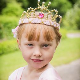 Bildspel - Diadem Prinsessa Sammetsrosa Deluxe