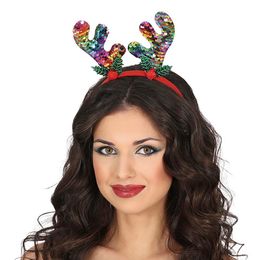 Lysbildefremvisning - Hårbøjle Rensdyr med Pailletter