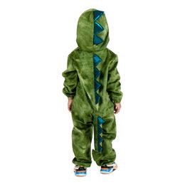 Bildspel - Dinosaurie Jumpsuit Barn Maskeraddräkt