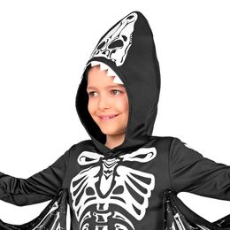 Bildspel - Dinosaurie Skelett med Vingar Barn Maskeraddräkt