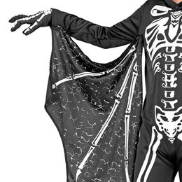 Bildspel - Dinosaurie Skelett med Vingar Barn Maskeraddräkt