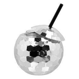 Lysbildefremvisning - Discokugle Krus med Sugerør