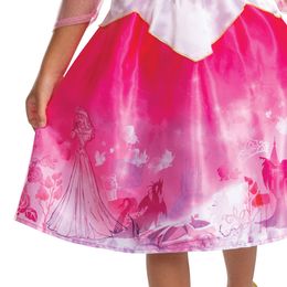 Lysbildefremvisning - Disney Aurora Kjole Barn Karnevalskostyme