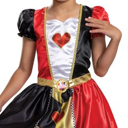Lysbildefremvisning - Disney Dronning Hjerter Dame Barn Karnevalskostyme