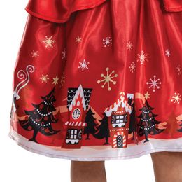 Bildspel - Disney Mimmi Pigg Julklänning Barn Maskeraddräkt