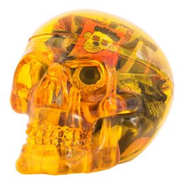 Lysbildefremvisning - Dødningehoved med Halloweenslik