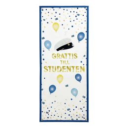 Dörrdekoration Grattis till Studenten