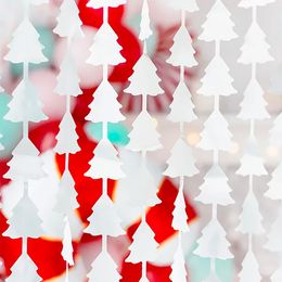 Lysbildefremvisning - Dørdraperi Juletræer Sølv