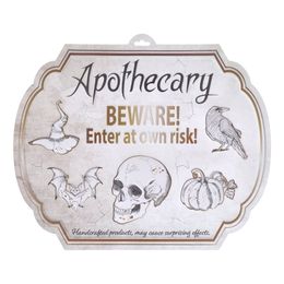 Dörrskylt Creepy Curiosities