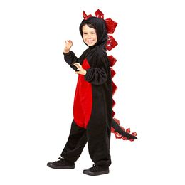 Drage Sort Børnekostume