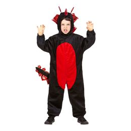 Lysbildefremvisning - Drage Sort Børnekostume