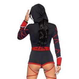 Bildspel - Drakninja Svart/Röd Maskeraddräkt