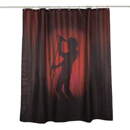 Bildspel - Duschdraperi Sjungande Siluett