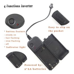 Lysbildefremvisning - El Wire Dollarsign LED Maske