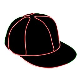 Diaesitys - El Wire LED Lippis