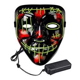 Lysbildefremvisning - El Wire Purge 2 LED Maske