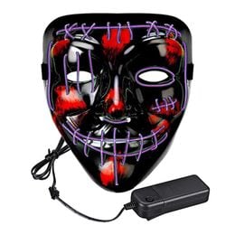 Lysbildefremvisning - El Wire Purge 2 LED Maske