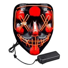 Lysbildefremvisning - El Wire Purge LED Maske