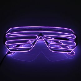 Bildspel - El Wire LED Glasögon Shutter