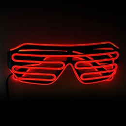 Bildspel - El Wire LED Glasögon Shutter