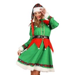 Lysbildefremvisning - Elf Deluxe Dame Karnevalskostyme