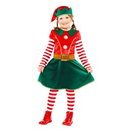 Tonttumekko Lasten Naamiaisasu