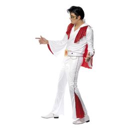 Lysbildefremvisning - Elvis Hvid/Rød Kostume