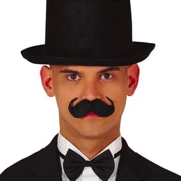 Engelsk Mustasch Svart