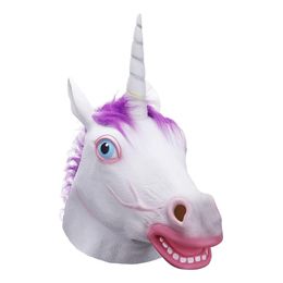 Enhörning Latexmask