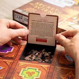 Bildspel - Escape Room Pusseläventyr Forskarens Hemlighet