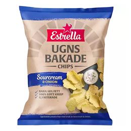 Estrella Sourcream & Onion Ugnsbakade Chips