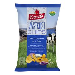 Estrella Västkustchips Gräddfil & Lök