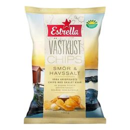Estrella Västkustchips Smör & Havssalt