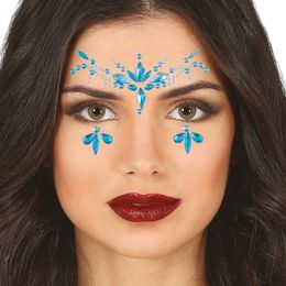 Lysbildefremvisning - Face & Finger Jewelry Blå