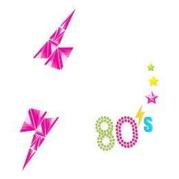 Diaesitys - Face Jewels 80-luvun teema