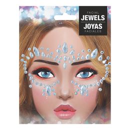 Diaesitys - Face Jewels Silver Ciara