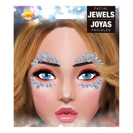 Diaesitys - Face Jewels Silver Leana