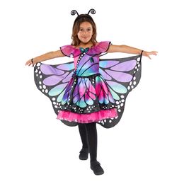 Fjäril Klänning Barn Maskeraddräkt