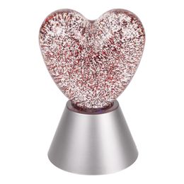 Diaesitys - Väriä vaihtava Kimalteleva Sydänlamppu