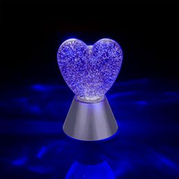 Diaesitys - Väriä vaihtava Kimalteleva Sydänlamppu