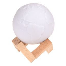 Bildspel - Färgskiftande LED-Lampa Jorden