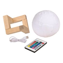 Bildspel - Färgskiftande LED-Lampa Jorden