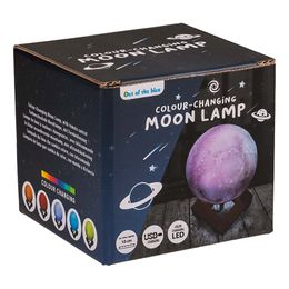 Bildspel - Färgskiftande LED-Lampa Måne