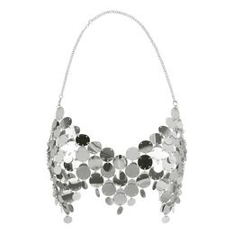 Bildspel - Festivaltopp Paljetter Silver