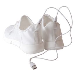 Lysbildefremvisning - Fiberoptiske LED Sko Hvide