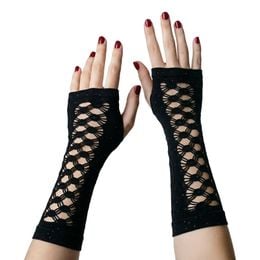 Fingerlösa Handskar Gothic